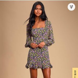Lulus bouquet beauty floral spring dress 🌸💐 NWT